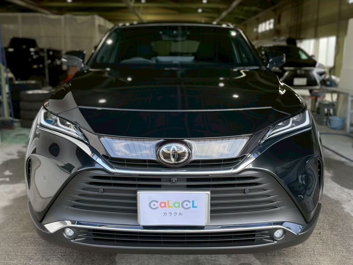 カラクル
車の艶
コーティング
富山
ハリアー
トヨタ車
水滴のあと
水滴跡
車のしみ
車のくすみ
車の色
CODEF
